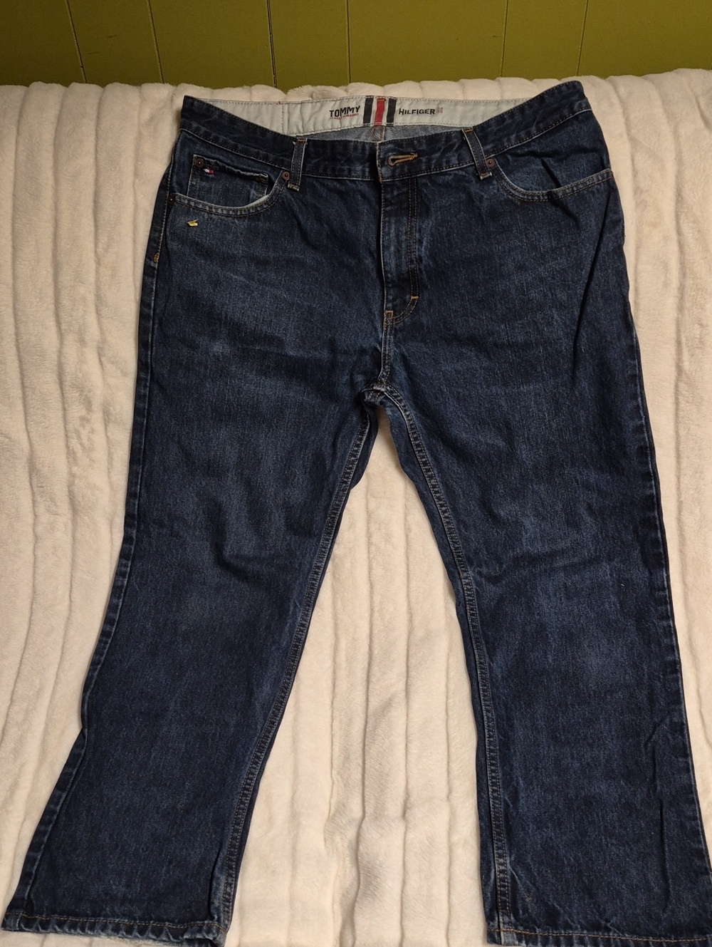 Tommy Hilfiger Men’s Dark Indigo Relaxed Fit Jeans